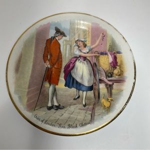 Myott AIRES of LONDON ~ FINE BLACK CHERRIES 4.5” Collector Plate Vintage England